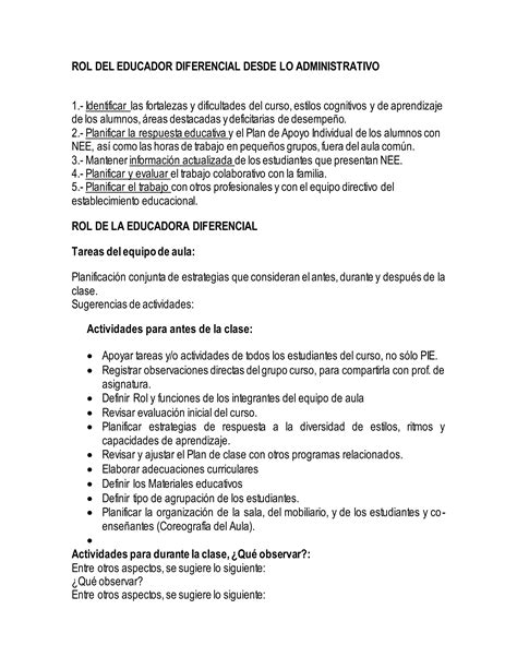 rol de la educadora diferencial pdf